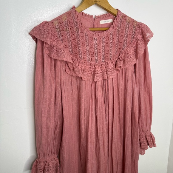 DOEN Bon Bon Pink Hillside Maxi Dress - Picture 6 of 10